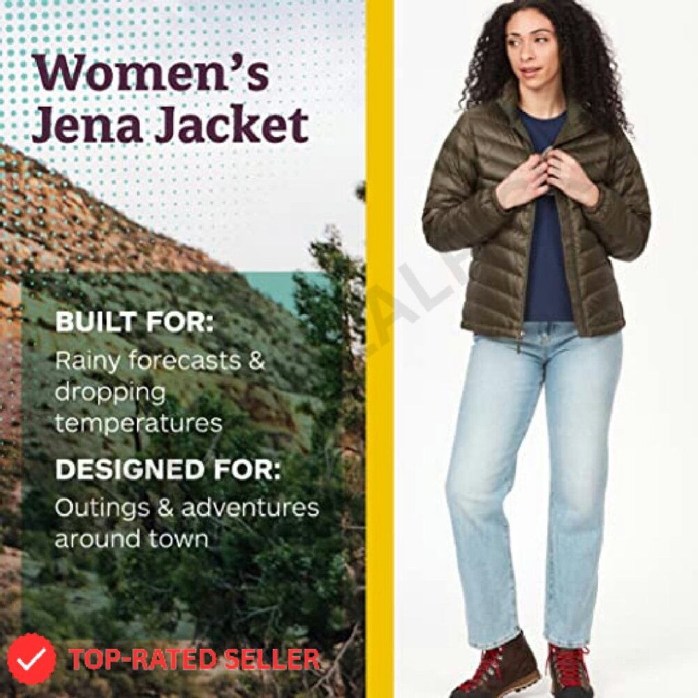 Lightweight Down Jacket Water-Resistant Classic W… - image 5